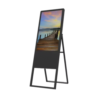 Premium A Shape Black Digital Standee