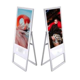 Premium A Shape White Digital Standee