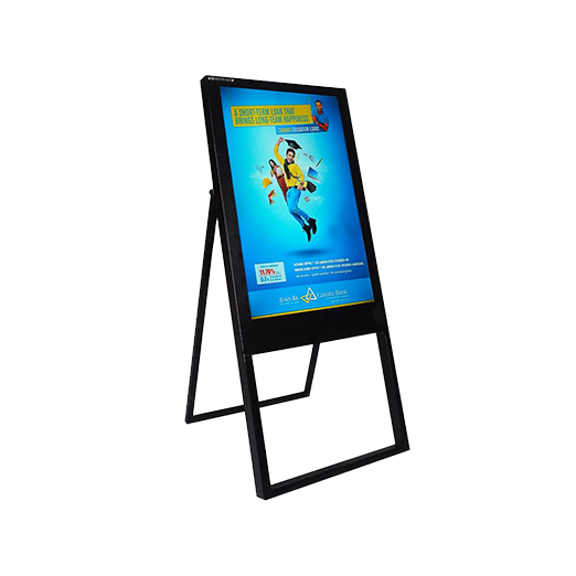 A Shape Black Digital Standee Y-A-001